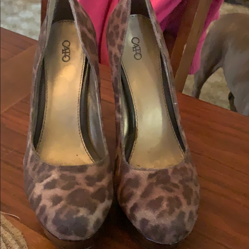 Leopard print 5” heels from Cato